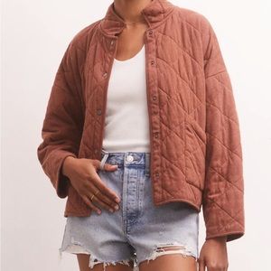 MAYA QUILTED JACKET XS Whiskey